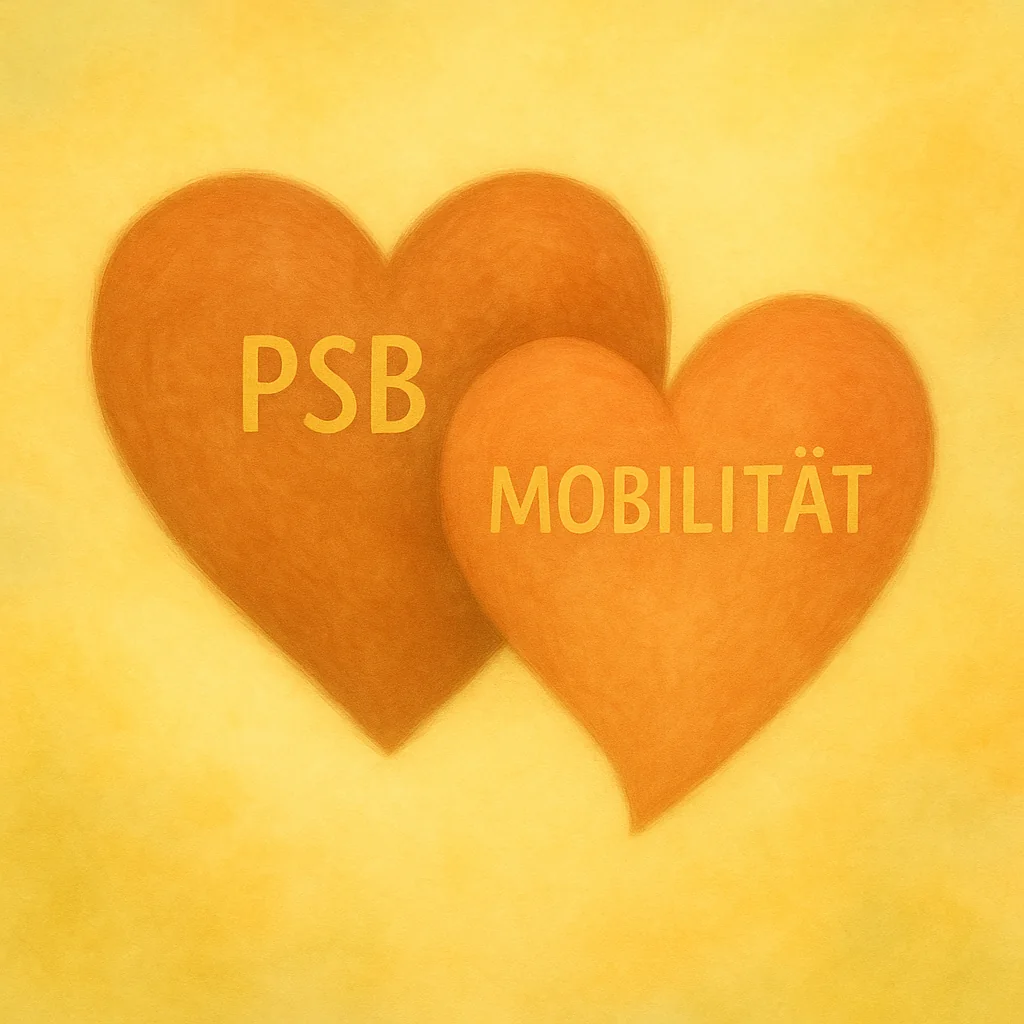 Zwei Herzen verbunden